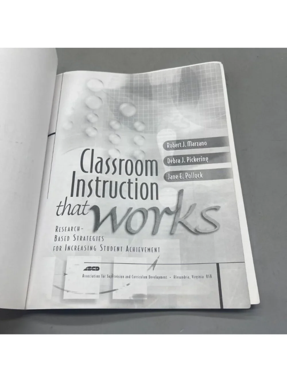 Classroom Instruction That Works Marzano Pickering Pollock Research Strategies